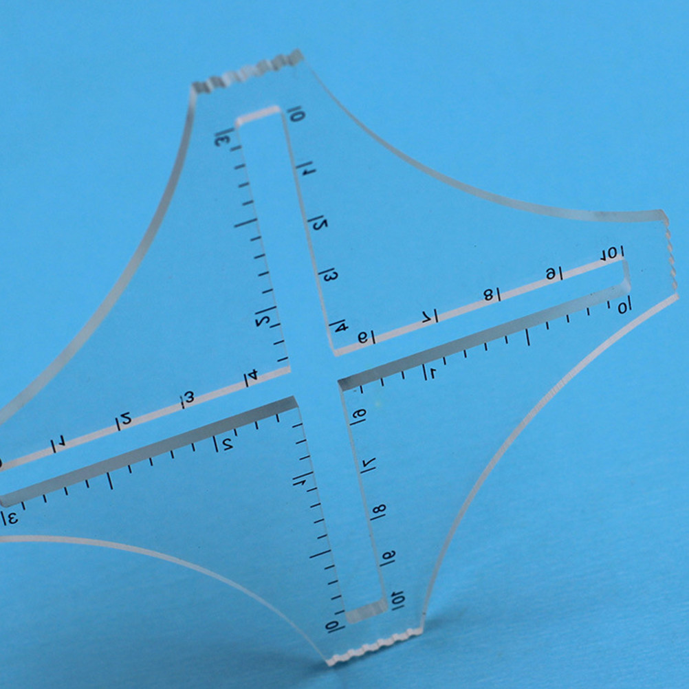 Transparent Knitting Density R - đánh giá và giá Sewing Gauge Ruler