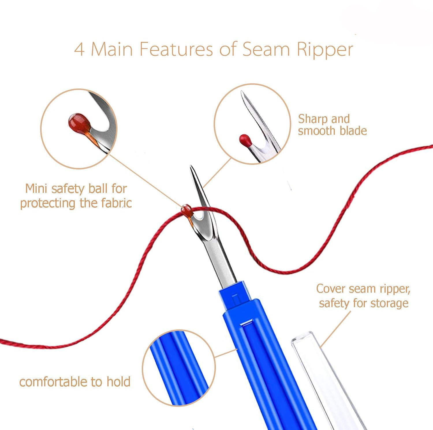 Sewing Seam Ripper Kit  Sewing - đánh giá và giá Sewing Gauge Ruler